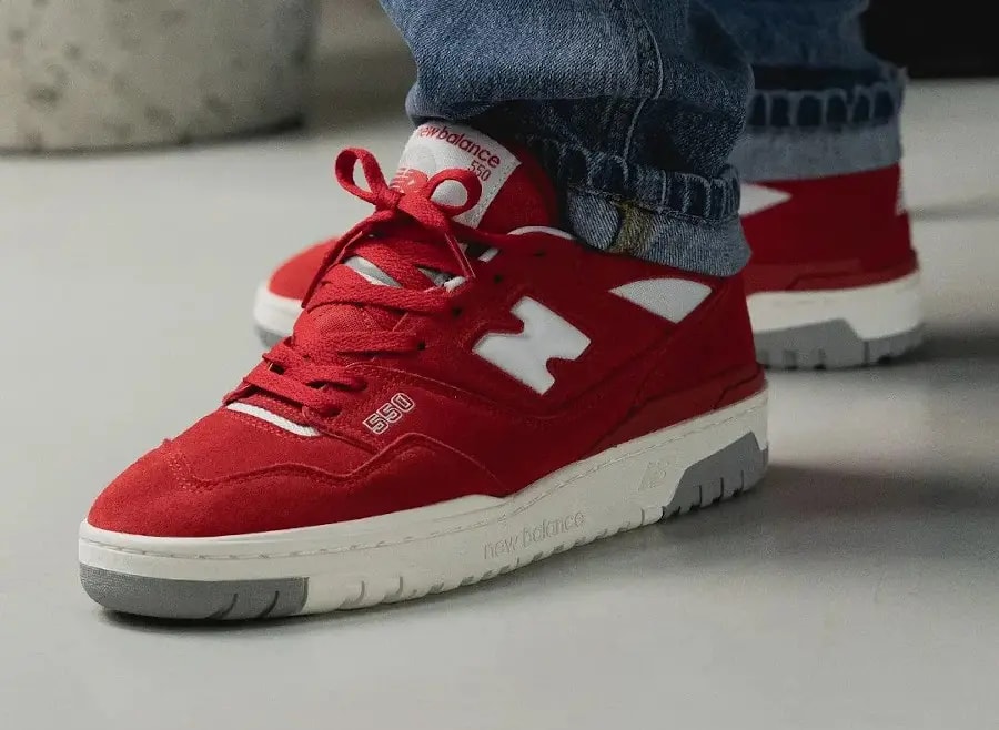 Giày New Balance 550 'Team Red' BB550VND — ảnh 2