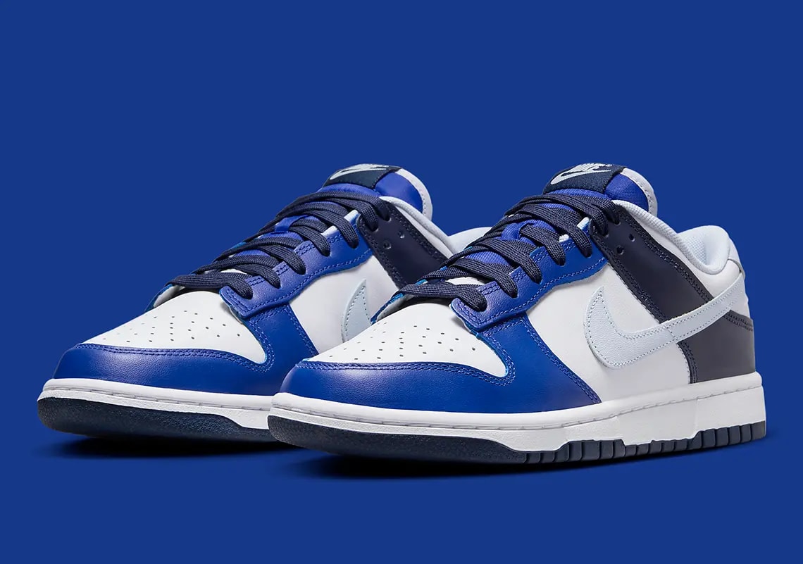 Giày Nike Dunk Low 'Navy Blue White' FQ8826-100 — ảnh 2
