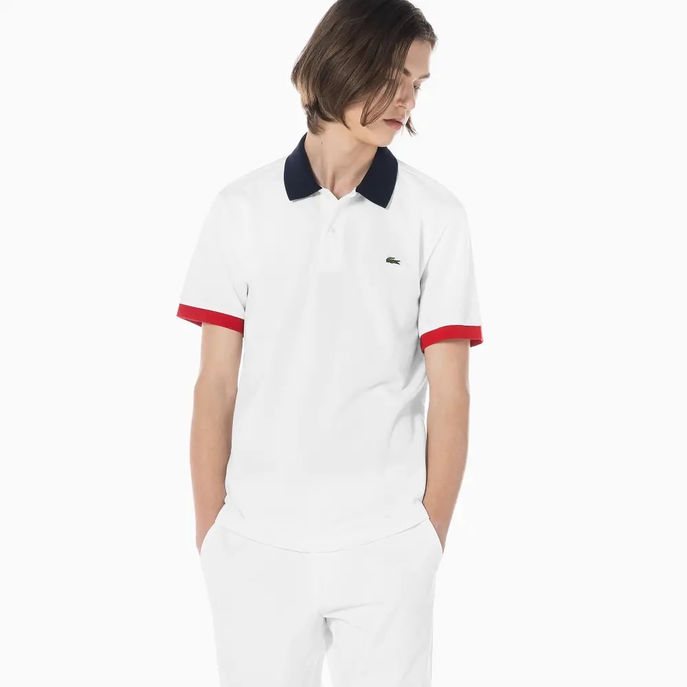 Áo Lacoste Polo Short Sleeve BBR 'White' PH896E-52G-001 — ảnh 2