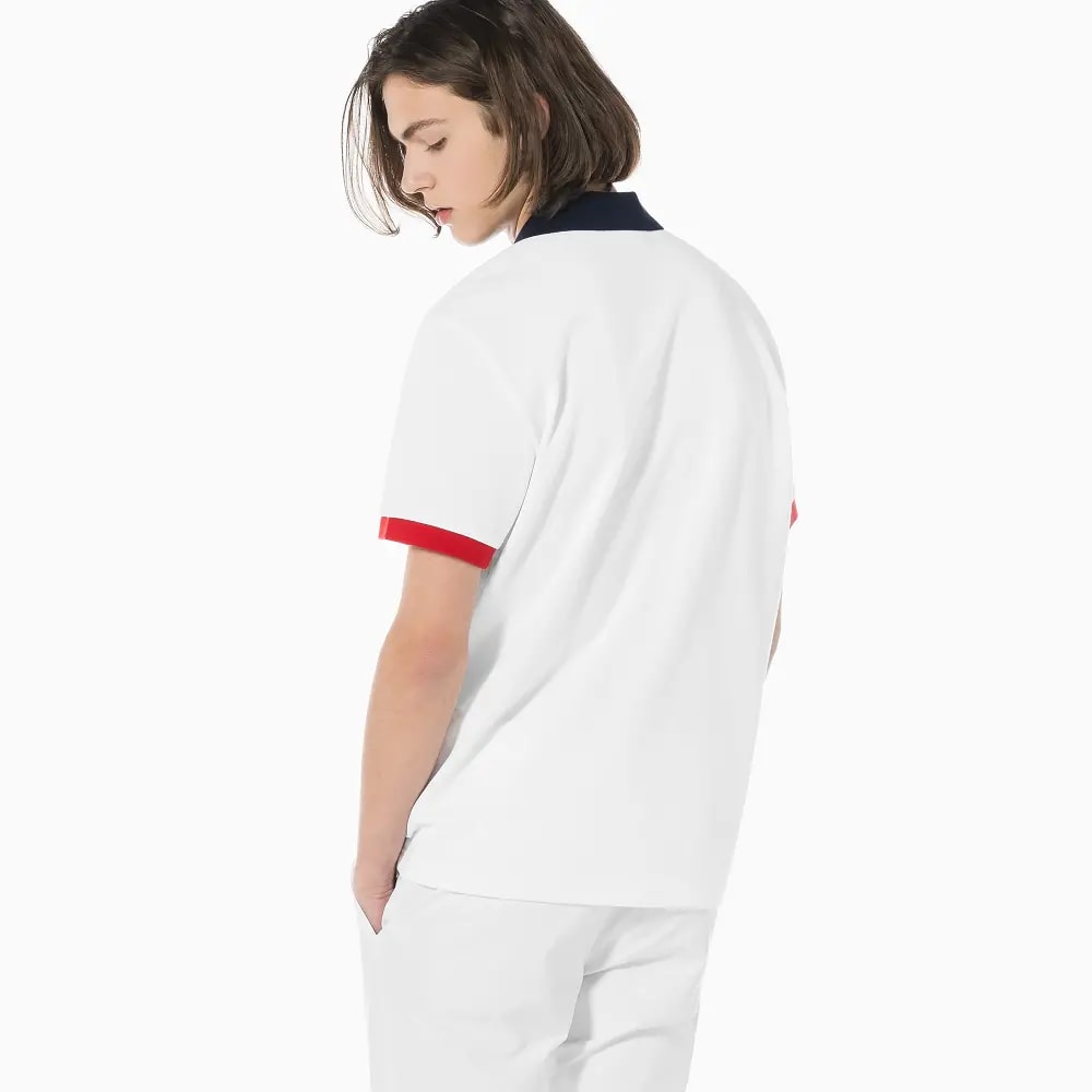 Áo Lacoste Polo Short Sleeve BBR 'White' PH896E-52G-001 — ảnh 3