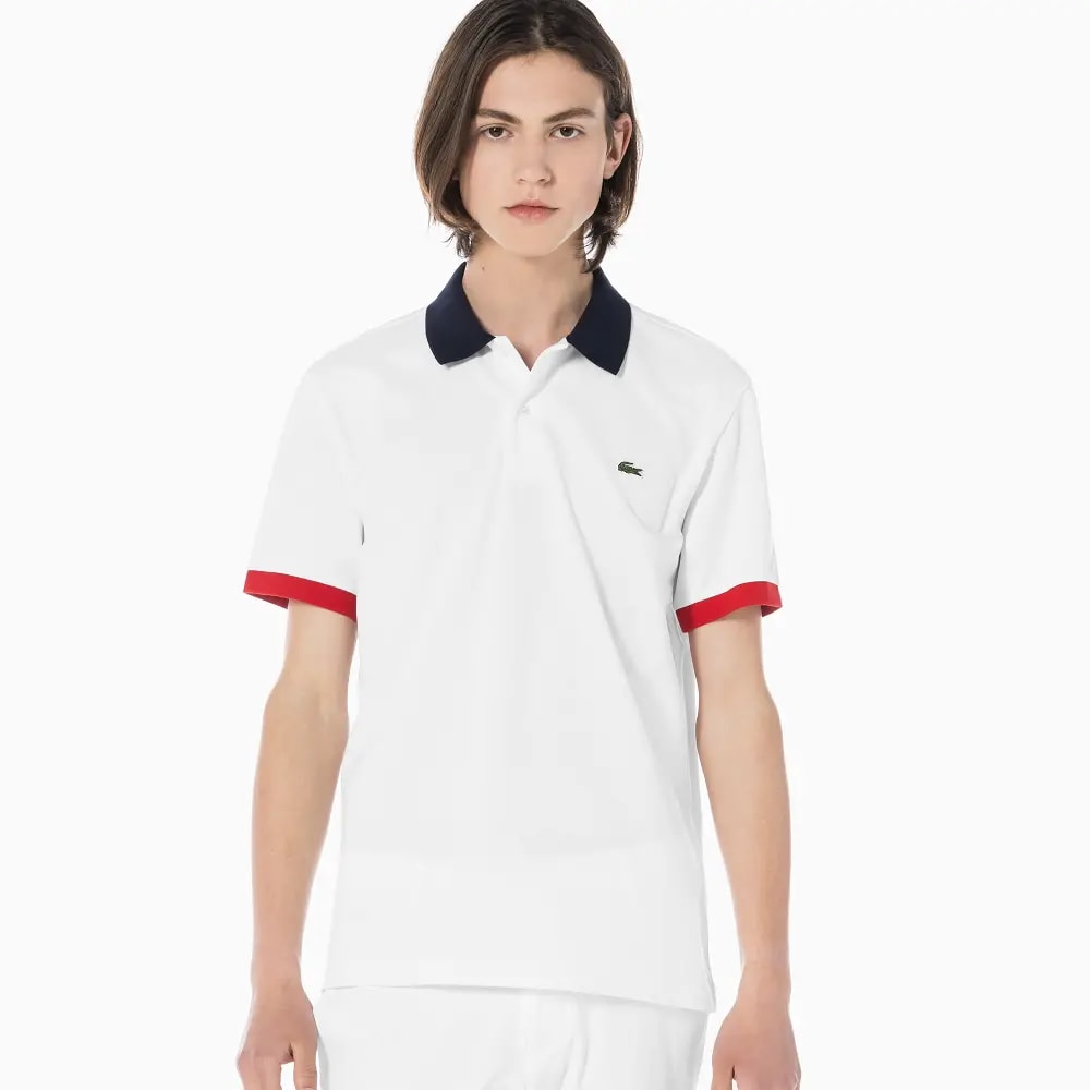 Áo Lacoste Polo Short Sleeve BBR 'White' PH896E-52G-001 — ảnh 5