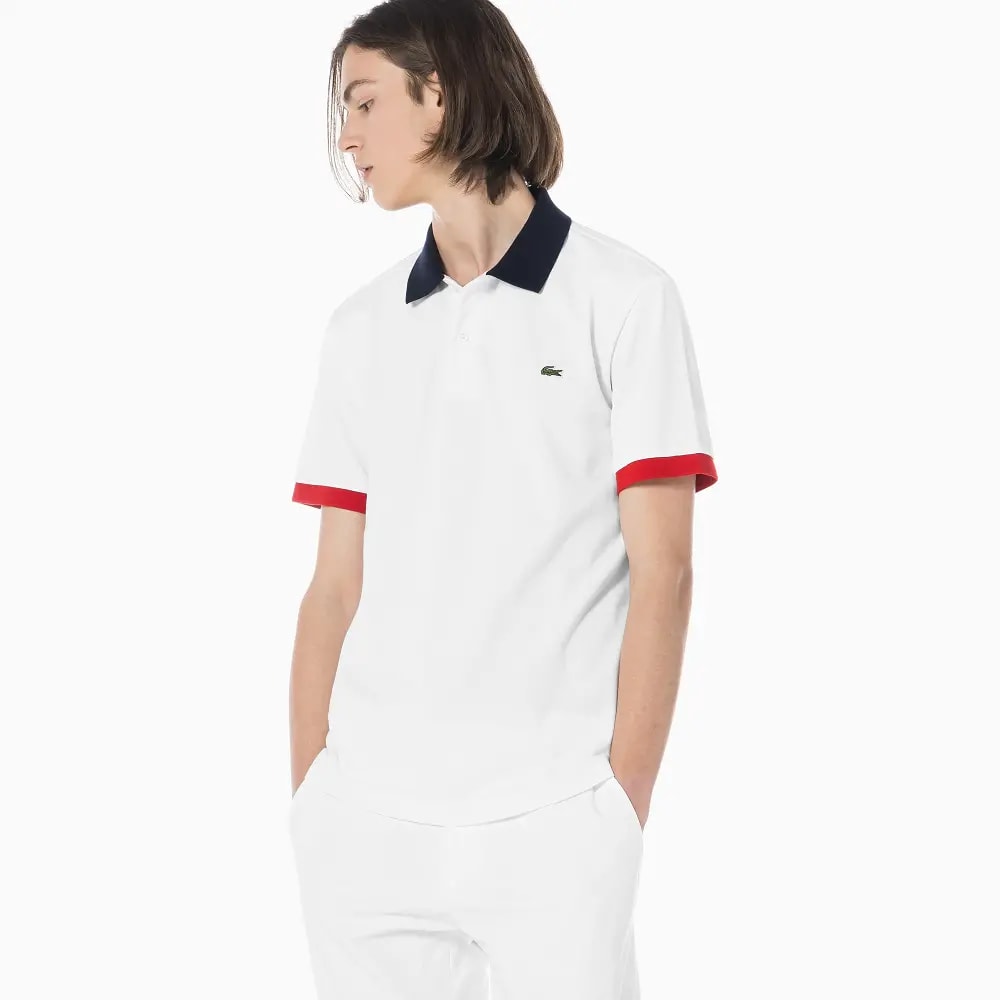 Áo Lacoste Polo Short Sleeve BBR 'White' PH896E-52G-001 — ảnh 4