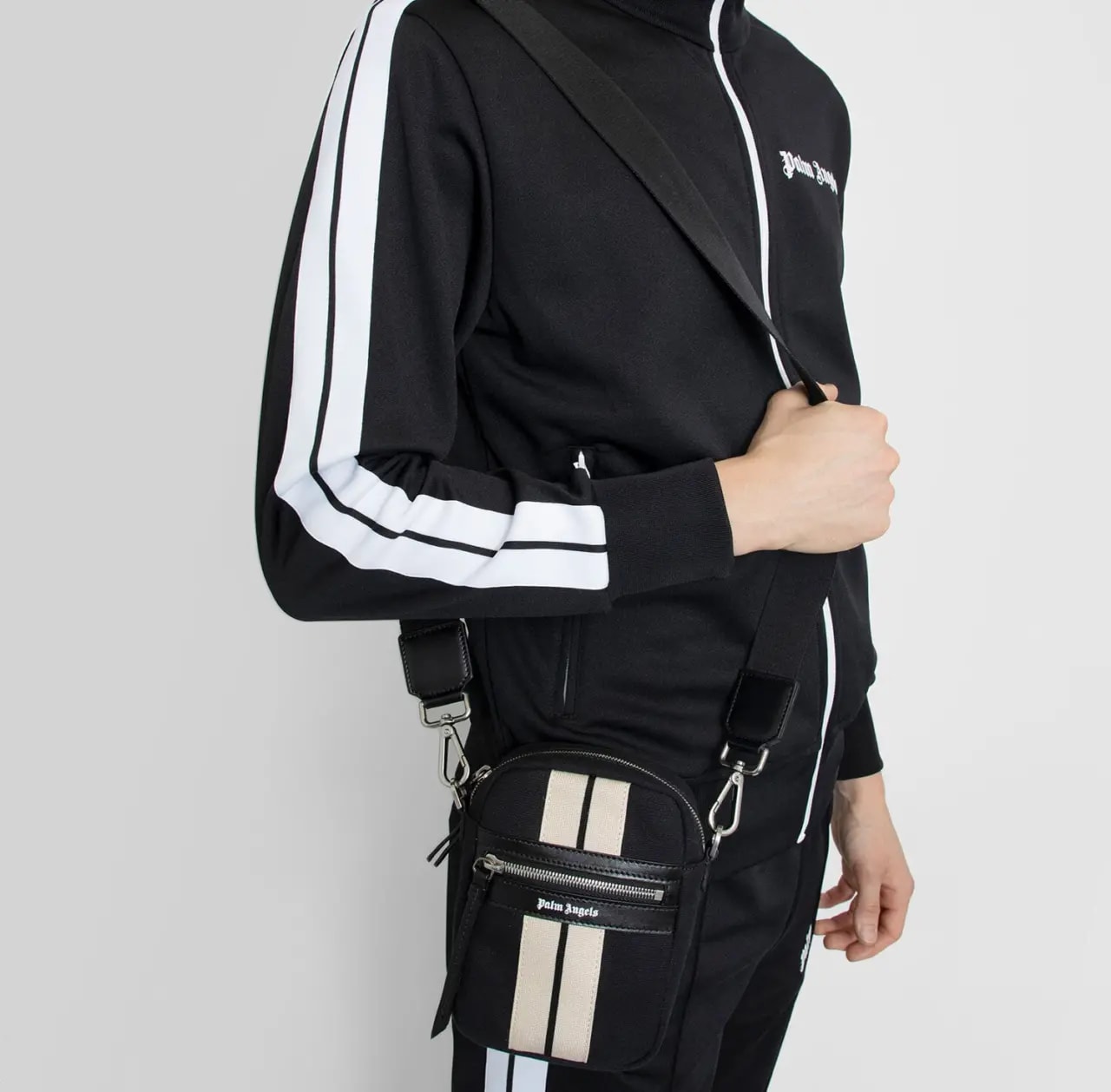 Túi Palm Angels Venice Track 'Black' PMNQ004C99FAB0011003 — ảnh 4