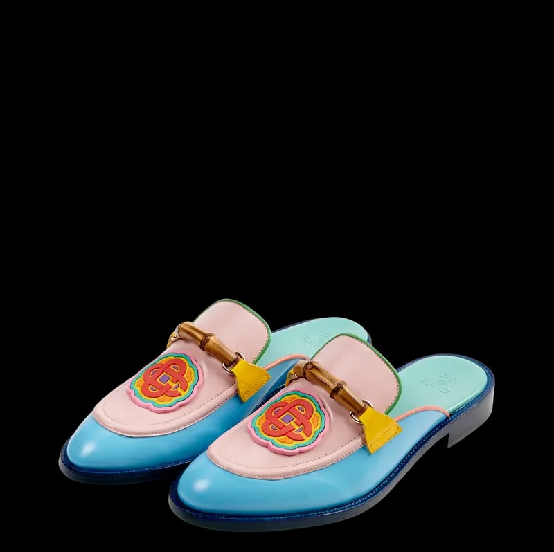 Giày Casablanca Monogram Memphis Mule 'Rainbow' AS23-FW-007-04 — ảnh 2