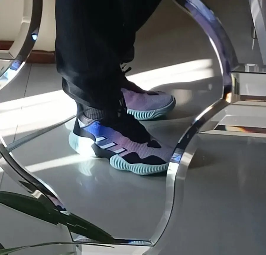 Giày Adidas Court Vision 3 'Black Blue Pink' GV9929 — ảnh 3