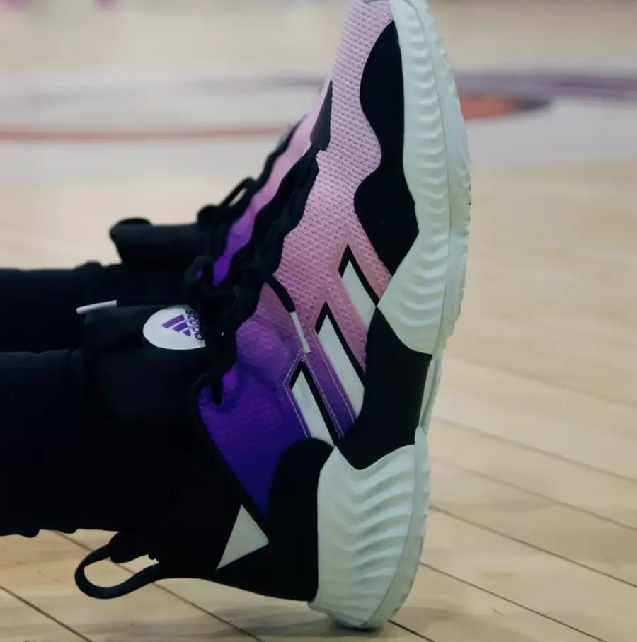Giày Adidas Court Vision 3 'Black Blue Pink' GV9929 — ảnh 4