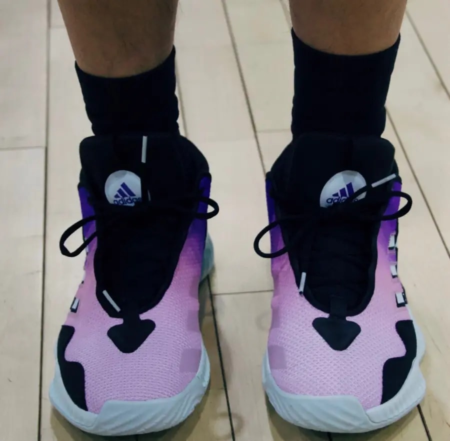 Giày Adidas Court Vision 3 'Black Blue Pink' GV9929 — ảnh 5