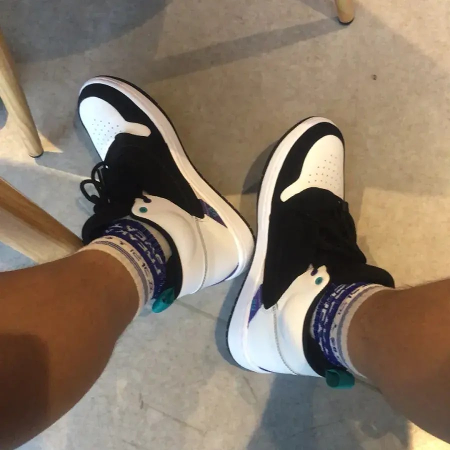 Giày Nike Air Jordan Fadeaway 'Black White' AO1329-035 — ảnh 2