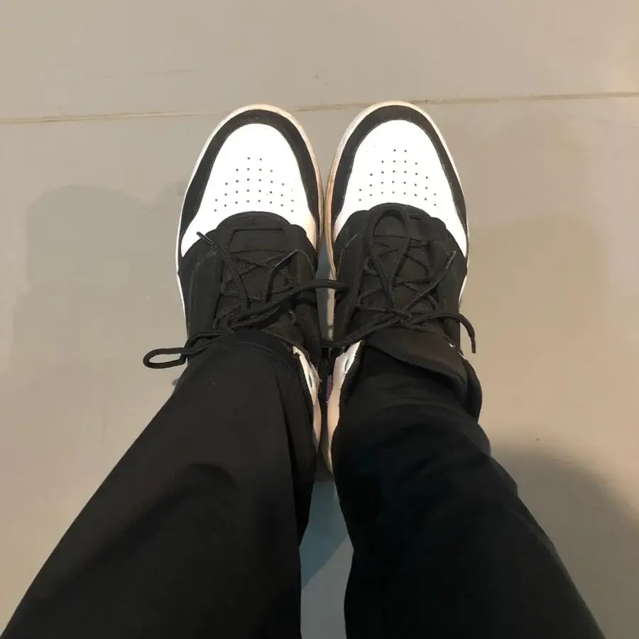 Giày Nike Air Jordan Fadeaway 'Black White' AO1329-035 — ảnh 5