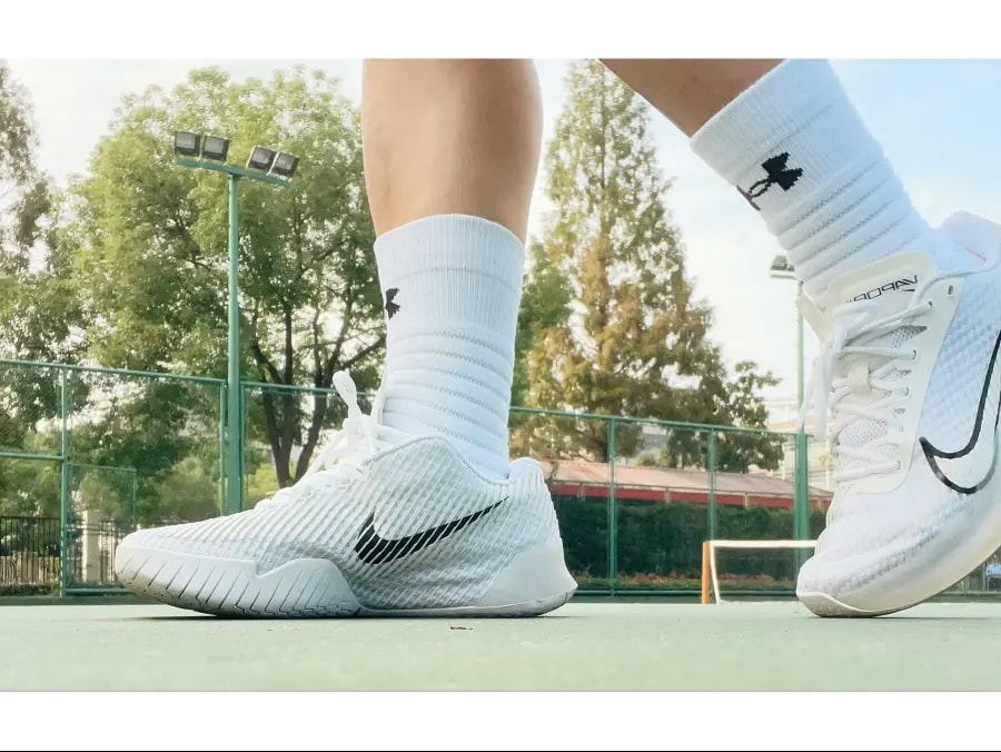 Giày Nike Court Air Zoom Vapor 11 'White Black' DR6965-100 — ảnh 3