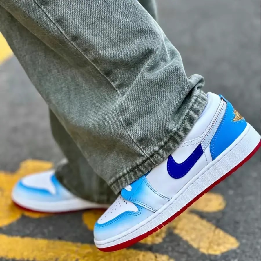 Giày Nike Air Jordan 1 Low 'Blue Gradient' FN8895-141 — ảnh 3
