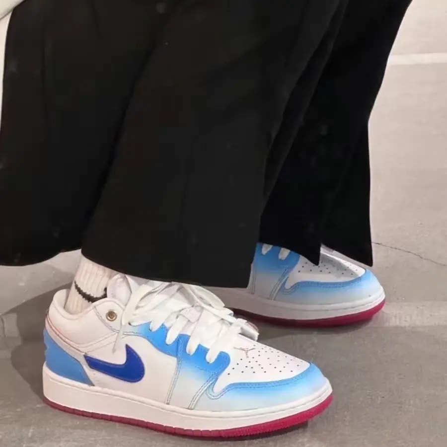 Giày Nike Air Jordan 1 Low 'Blue Gradient' FN8895-141 — ảnh 5