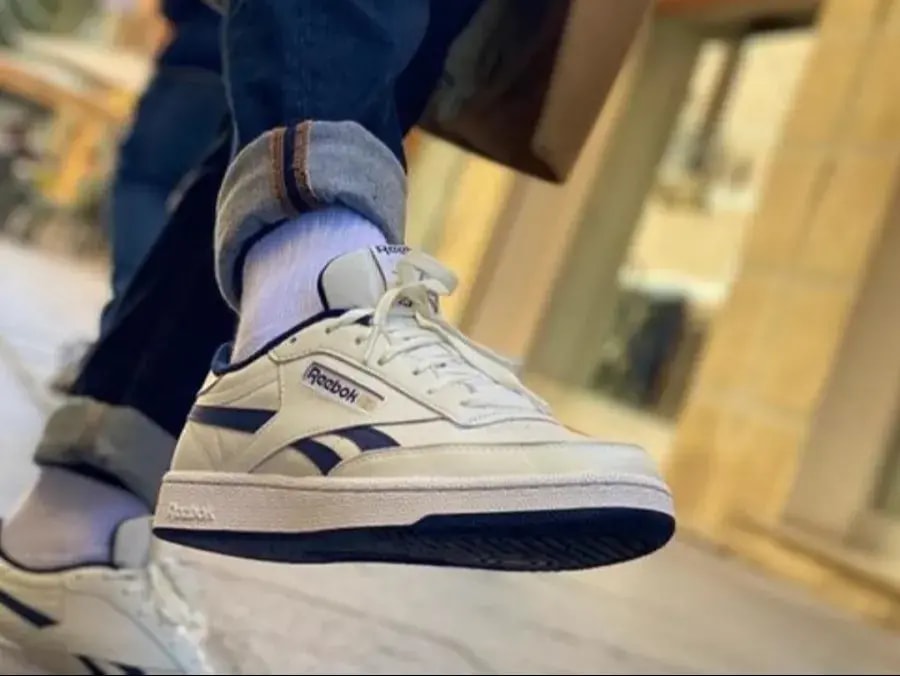 Giày Reebok Club C Revenge 'White Brave Blue' FX1639 — ảnh 2