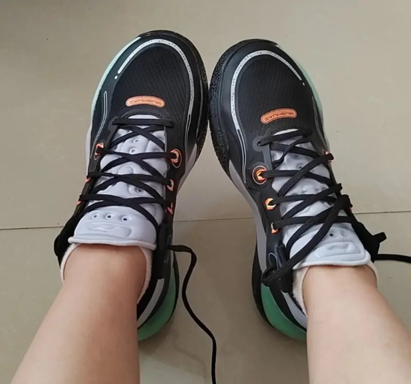 Giày Lining Yushuai 16 V2 'Black Green' YKBT022-7 — ảnh 2