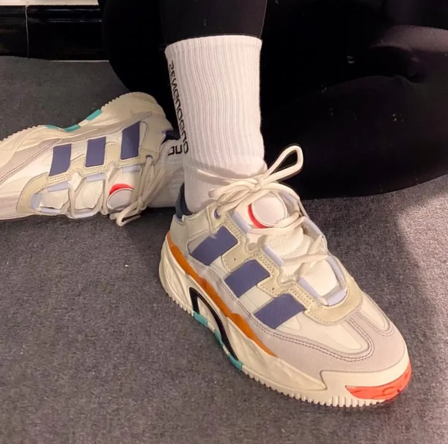 Giày Adidas Niteball 'Cream White' ID4087 — ảnh 2
