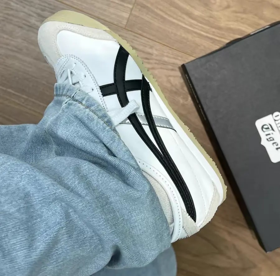 Giày Onitsuka Tiger Mexico 66 'White Black' DL408-0190 — ảnh 4