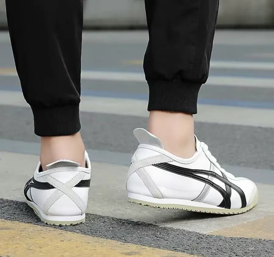 Giày Onitsuka Tiger Mexico 66 'White Black' DL408-0190 — ảnh 3