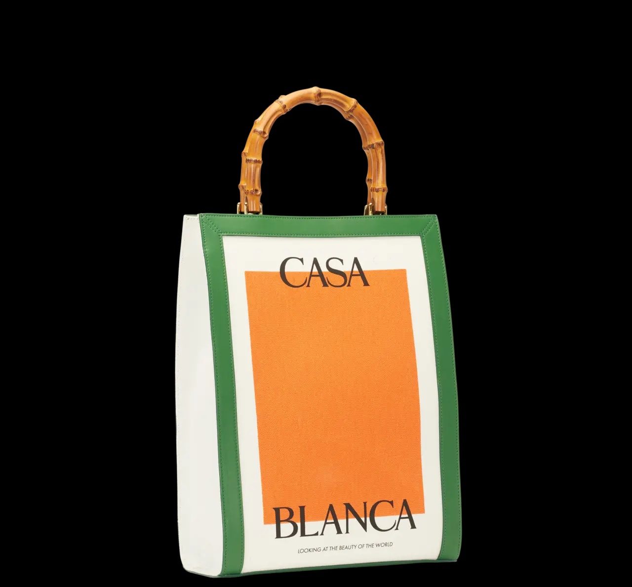 Túi Casablanca Casa Canvas Tote 'Orange' AS22-BAG-009 — ảnh 2