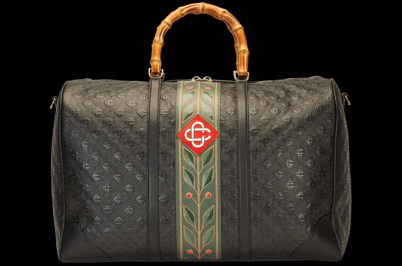 Túi Casablanca Monogram Weekender 'Black' AS23-BAG-004-02