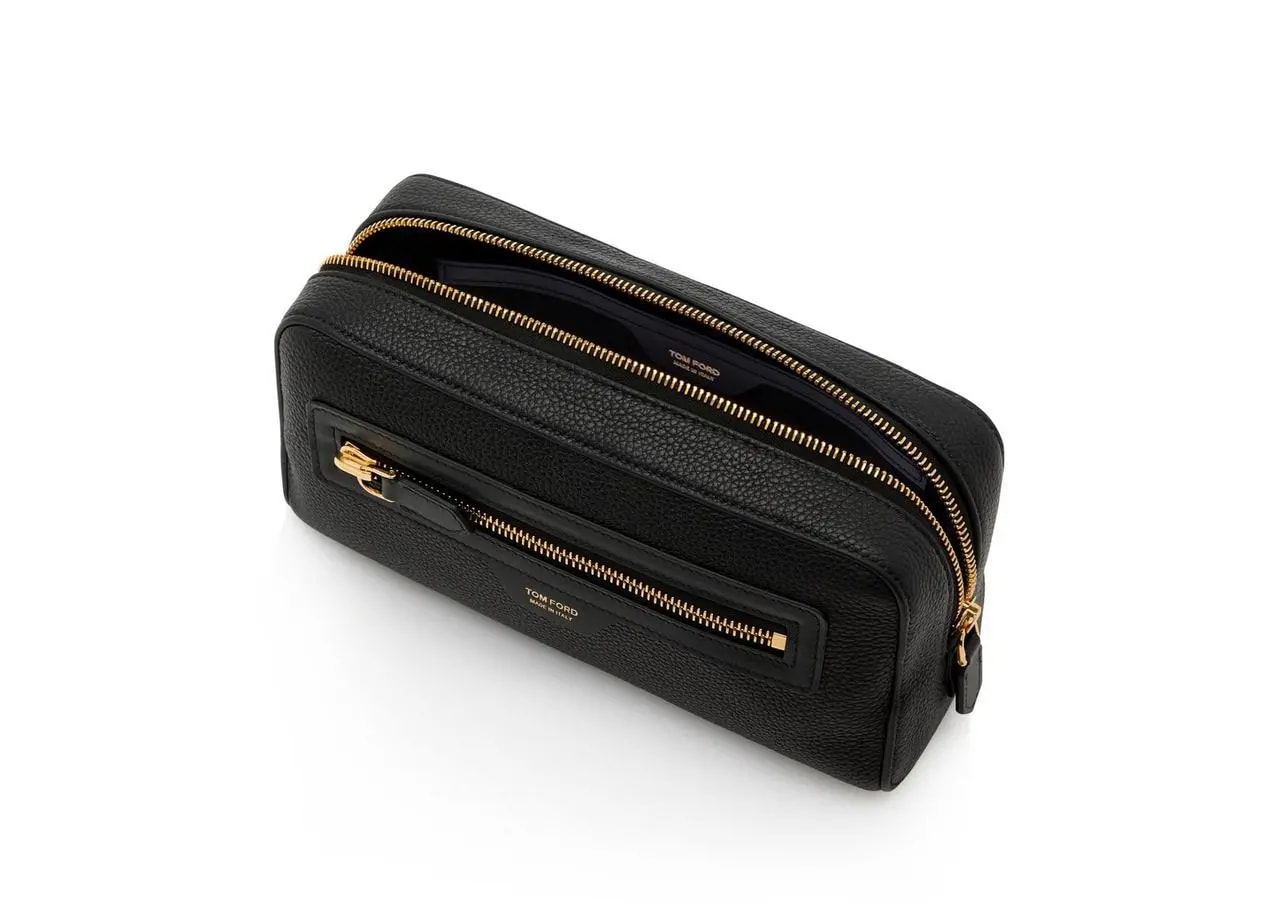 Túi Tom Ford Grain Leather Smart Wash 'Black' Y0356T-LCL213 — ảnh 2