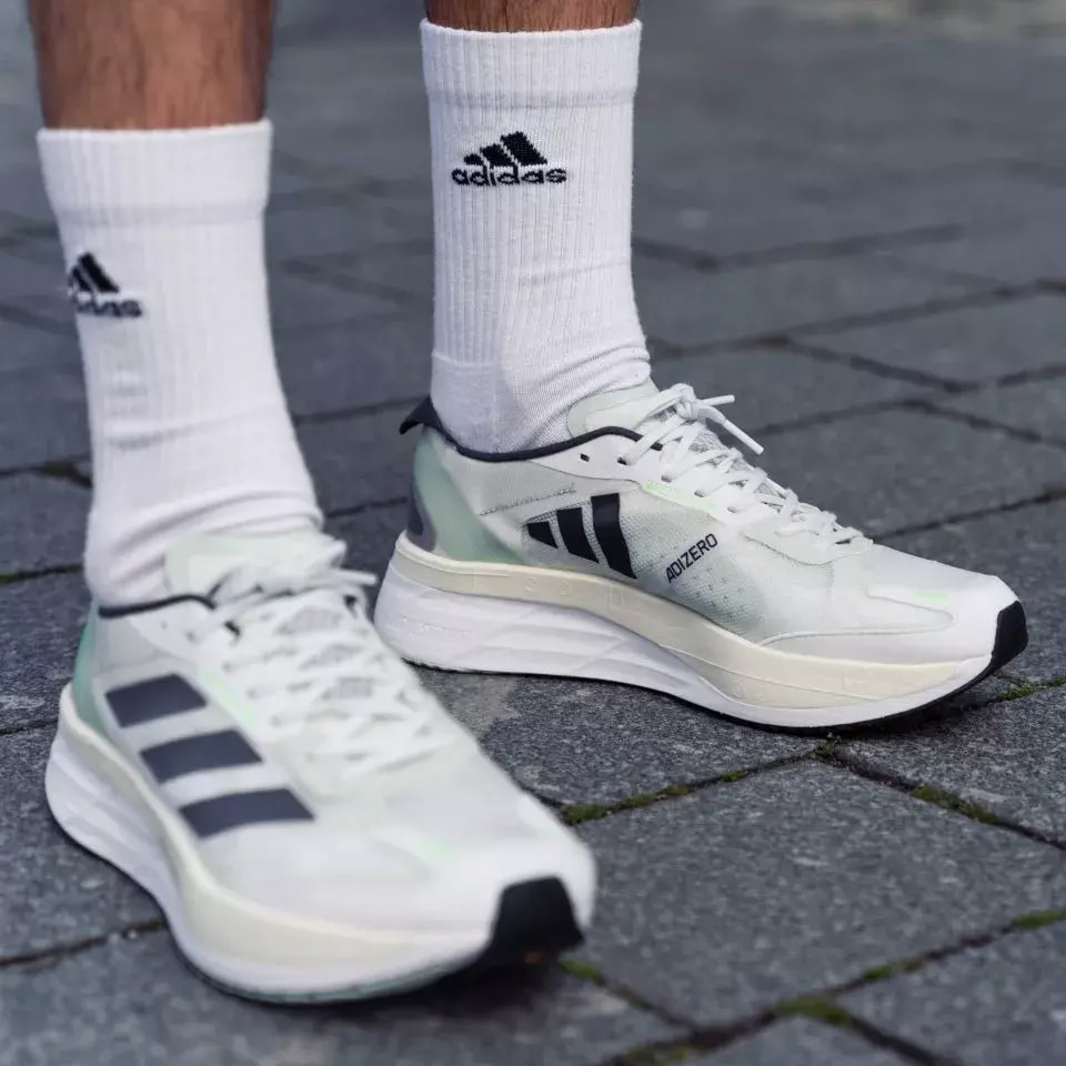 Giày Adidas Adizero Boston 11 'White Night' GY8407 — ảnh 2