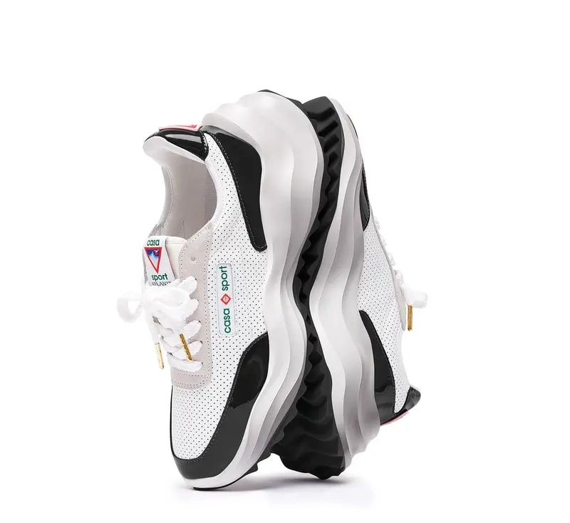 Giày Casablanca Atlantis Sneaker 'White Black' AF23-SNK-019M-01 — ảnh 5