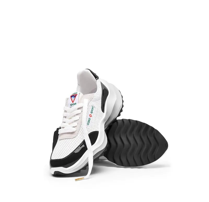 Giày Casablanca Atlantis Sneaker 'White Black' AF23-SNK-019M-01 — ảnh 4