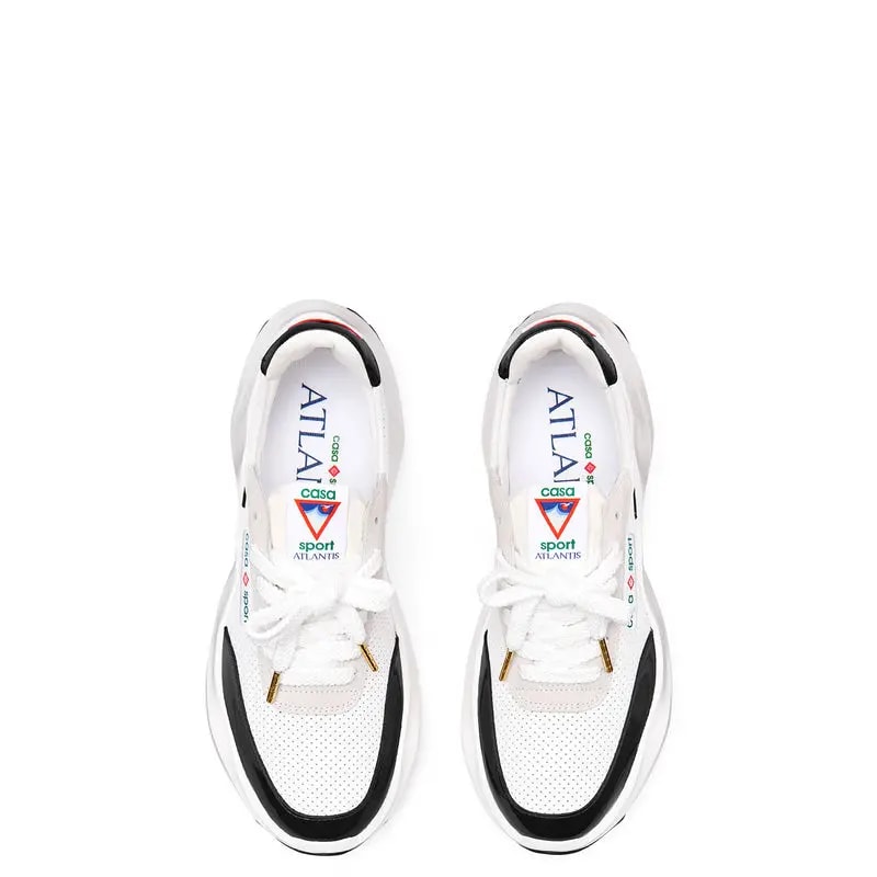 Giày Casablanca Atlantis Sneaker 'White Black' AF23-SNK-019W-01 — ảnh 3