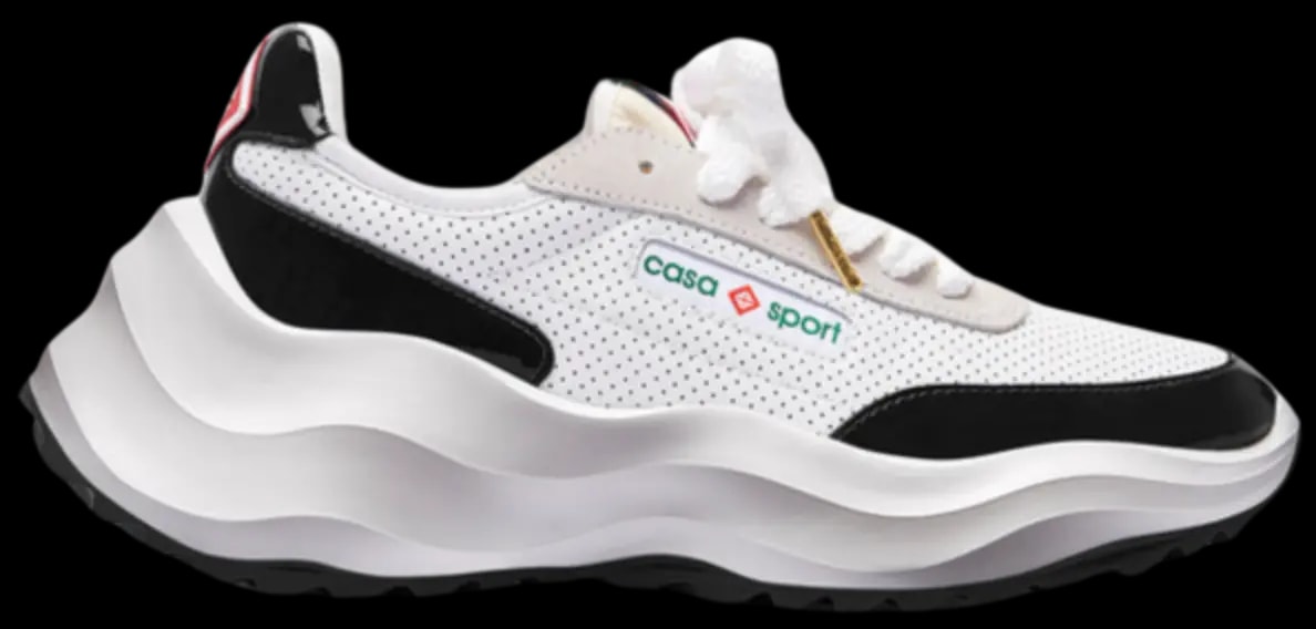 Giày Casablanca Atlantis Sneaker 'White Black' AF23-SNK-019W-01 — kich-thuoc: 37.5