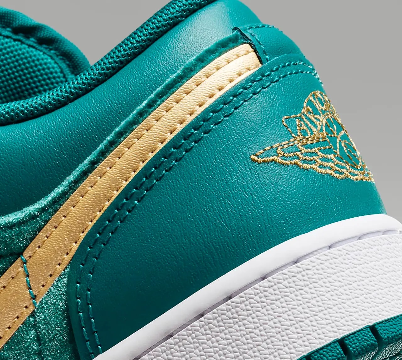 Giày Nike Air Jordan 1 Low GS 'Velvet Geode Teal' FB9896-300 — ảnh 4