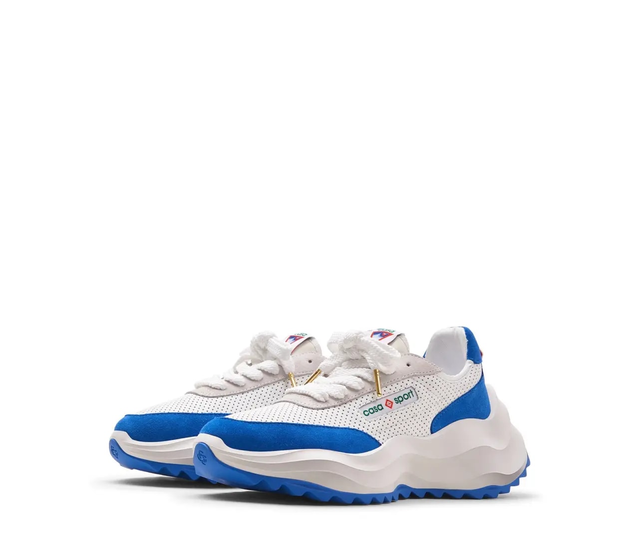 Giày Casablanca Atlantis Sneaker 'White Blue' AF22-SNK-001-05 — ảnh 5