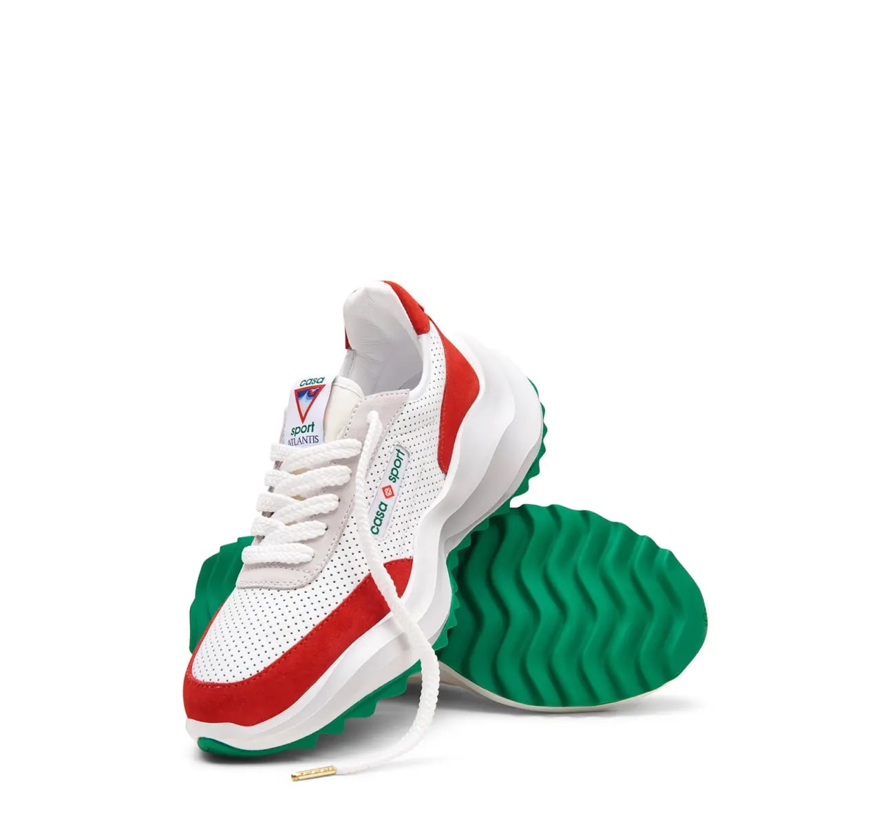 Giày Casablanca Atlantis Sneaker 'White Red' AF22-SNK-001-04 — ảnh 5