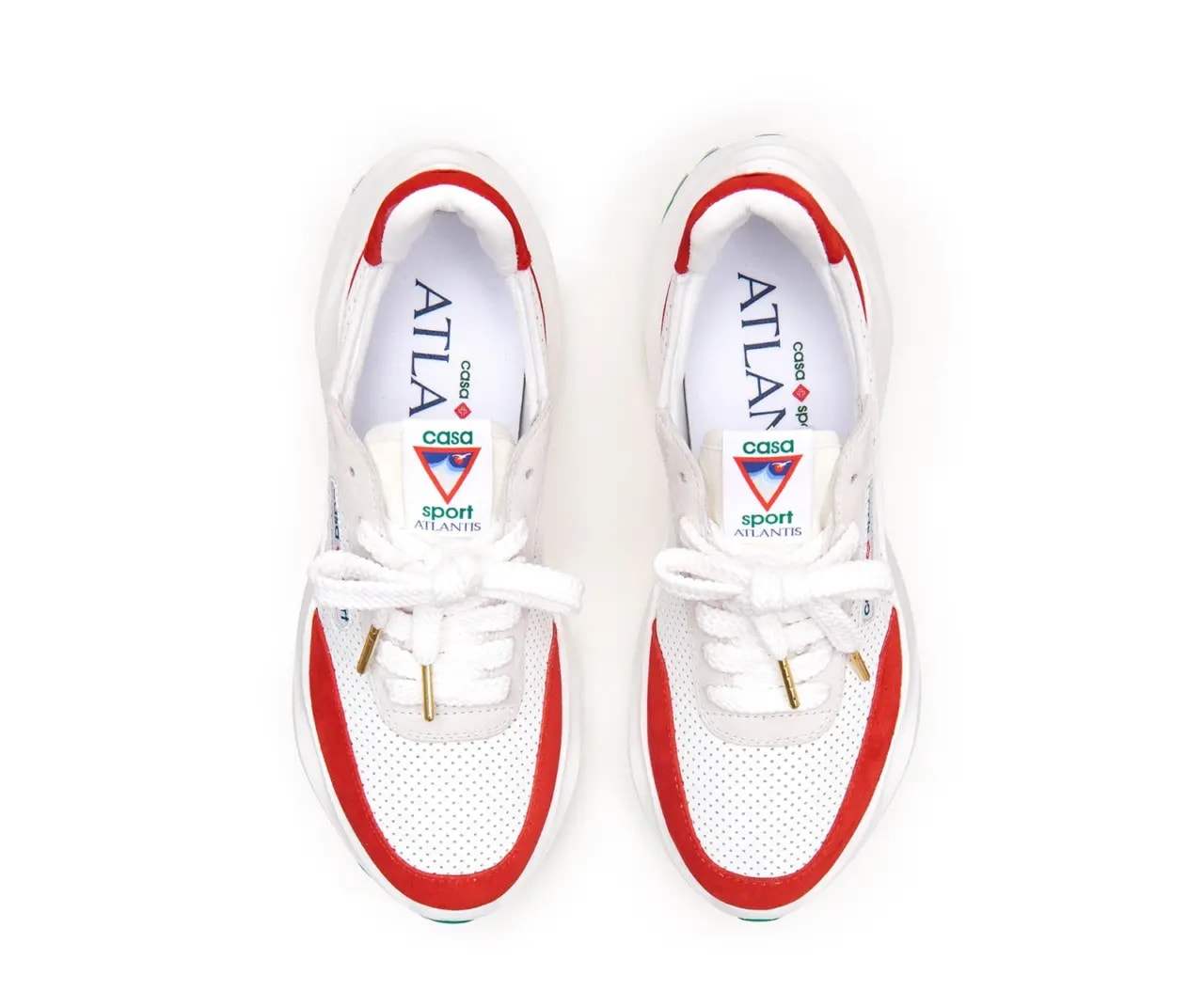 Giày Casablanca Atlantis Sneaker 'White Red' AF22-SNK-001-04 — ảnh 3