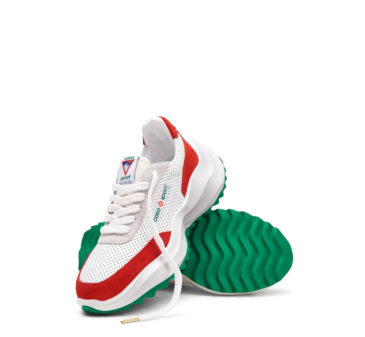 Giày Casablanca Atlantis Sneaker 'White Red' AF22-SNK-002-04 — ảnh 5