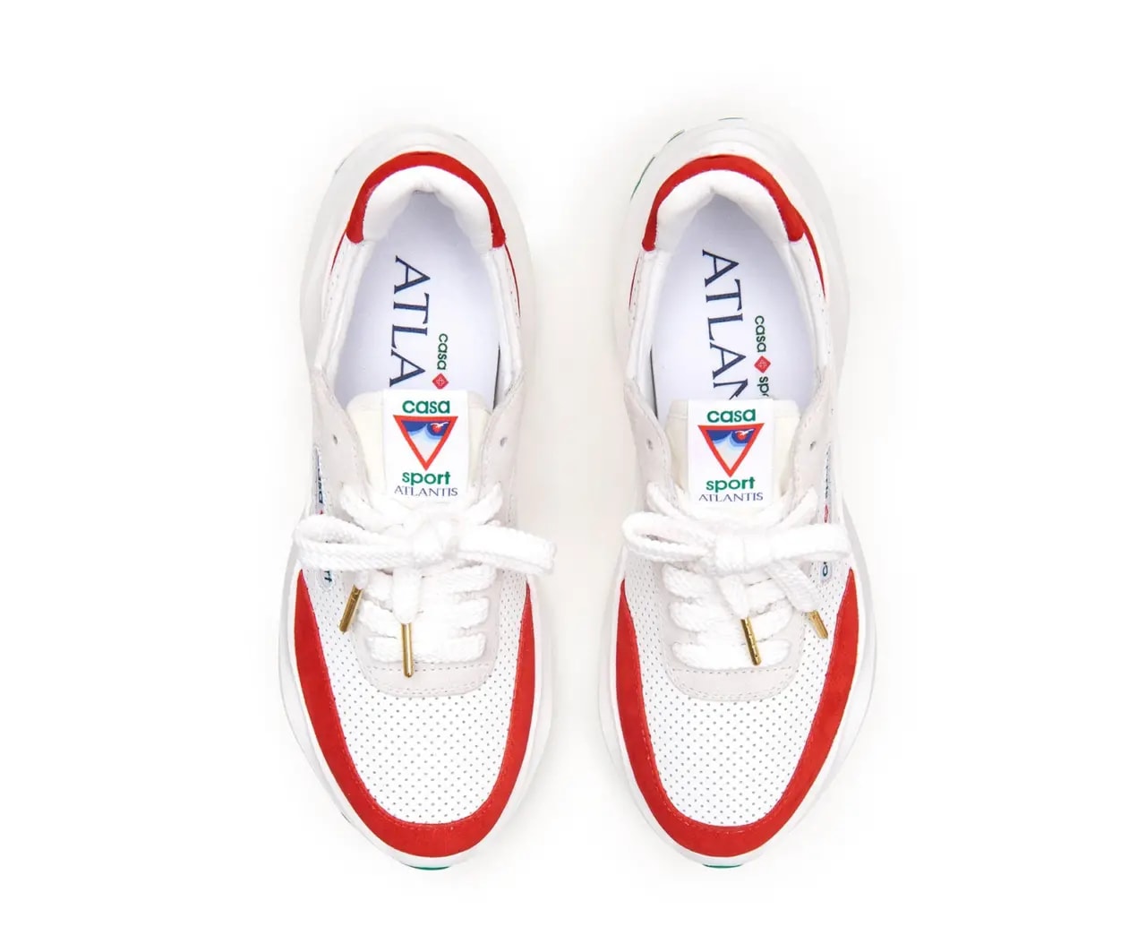 Giày Casablanca Atlantis Sneaker 'White Red' AF22-SNK-002-04 — ảnh 3