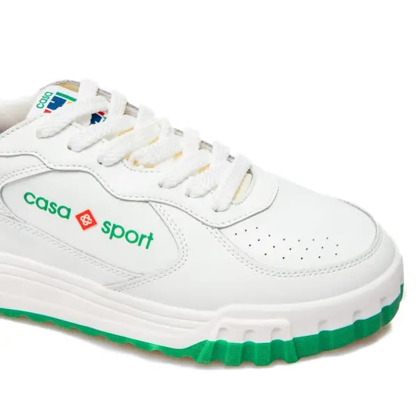 Giày Casablanca The Court Sneaker 'White Green' AF23-SNK-017M-01 — ảnh 5