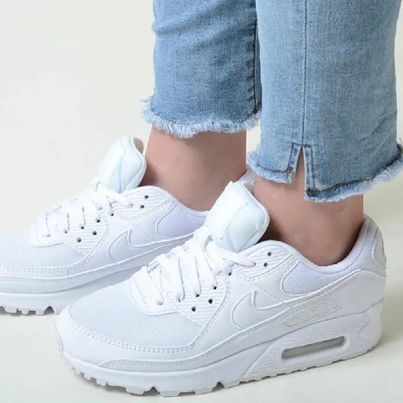 Giày Nike Air Max 90 'Triple White' DH8010-100 — ảnh 4