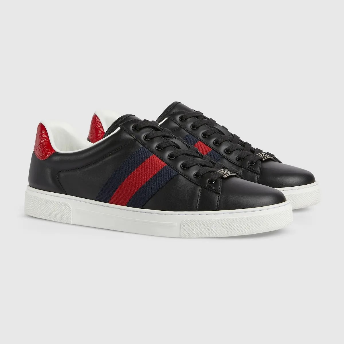 Giày Gucci Ace Sneaker With Web 'Black' 757892-AACAG-1096 — ảnh 3