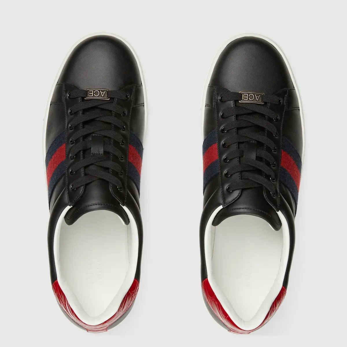 Giày Gucci Ace Sneaker With Web 'Black' 757892-AACAG-1096 — ảnh 4