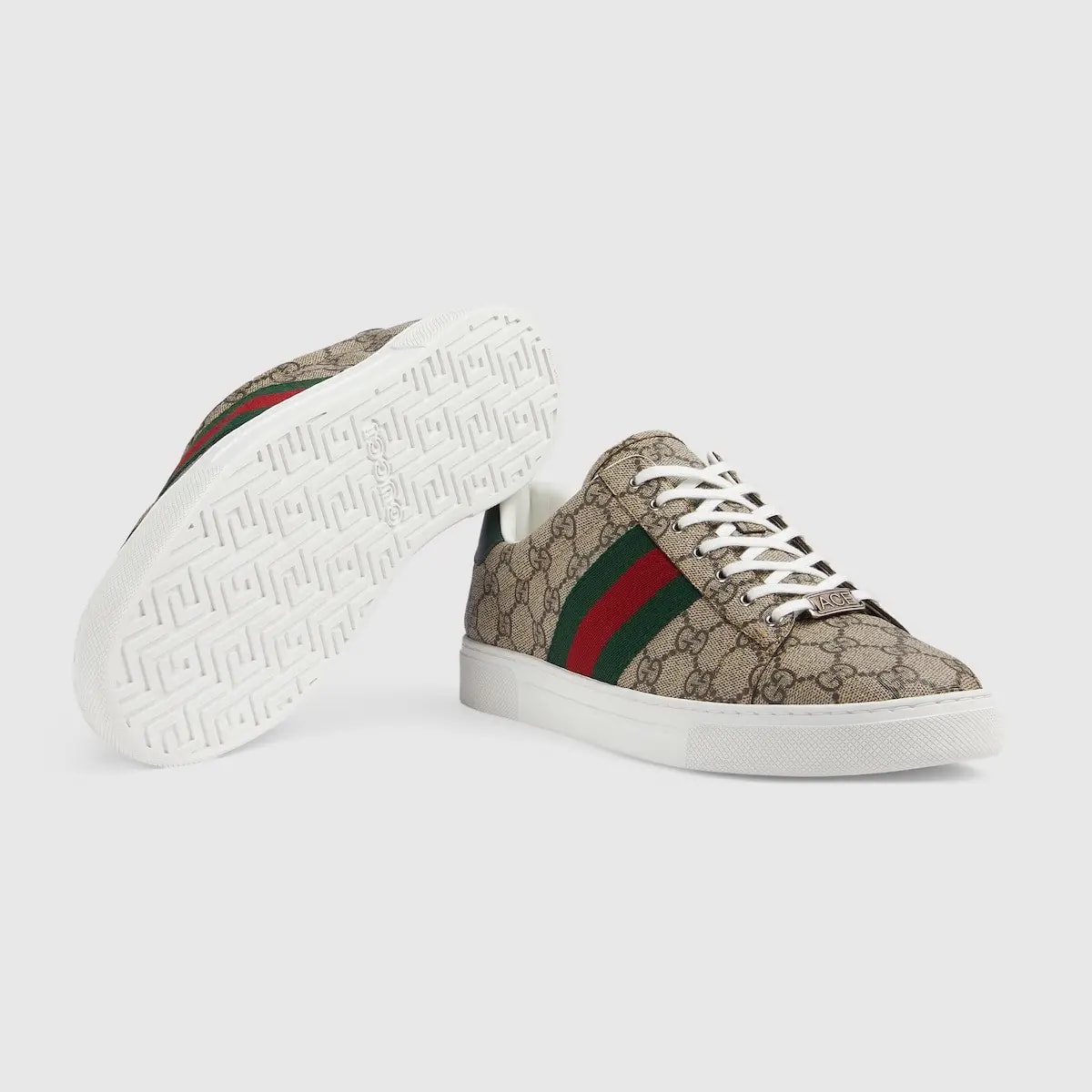 Giày Gucci Ace Sneaker With Web 'Beige Ebony' 760775-FACMZ-9746 — ảnh 2