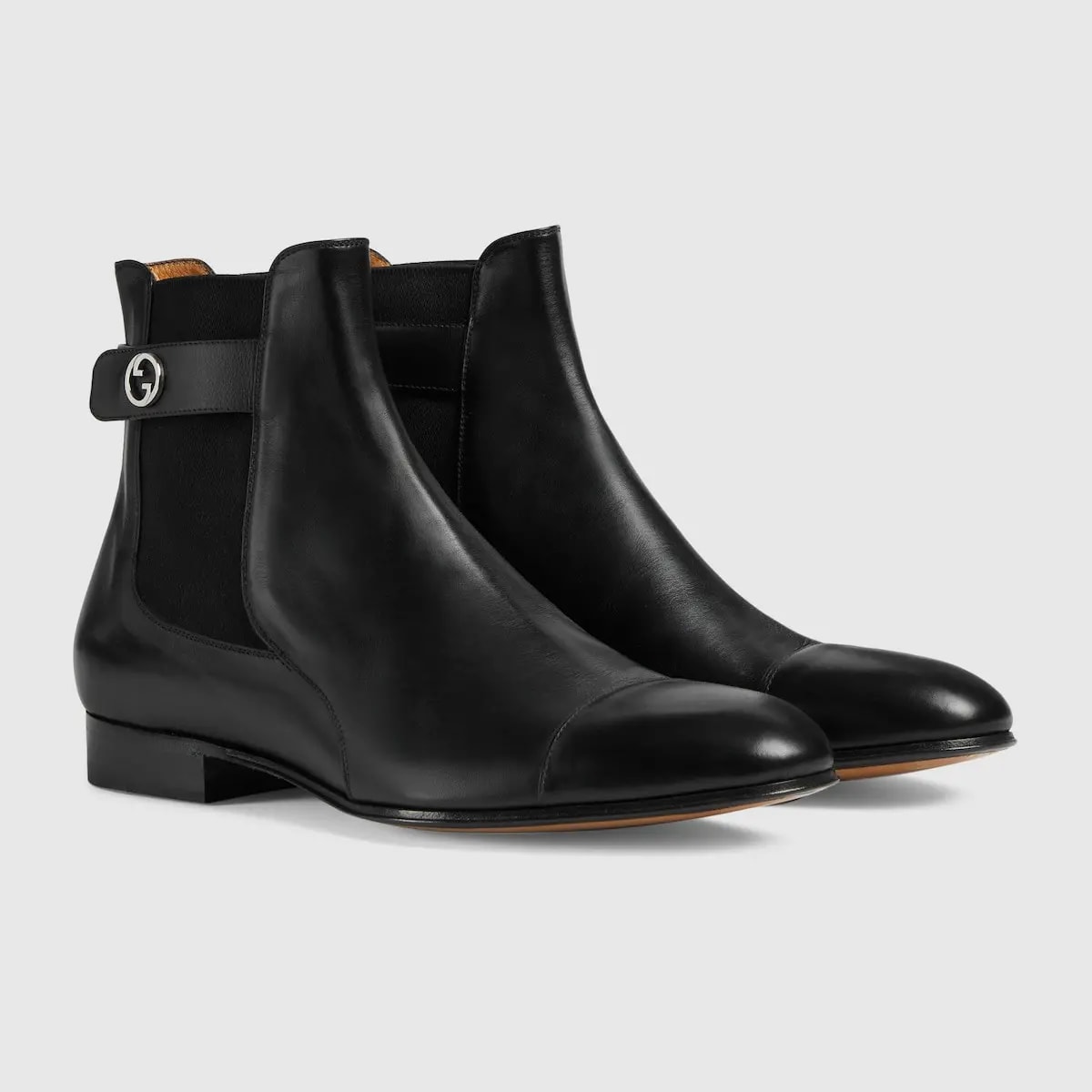 ‎Giày Gucci Blondie Ankle Boot 'Black' 757777-06F80-1000 — ảnh 5