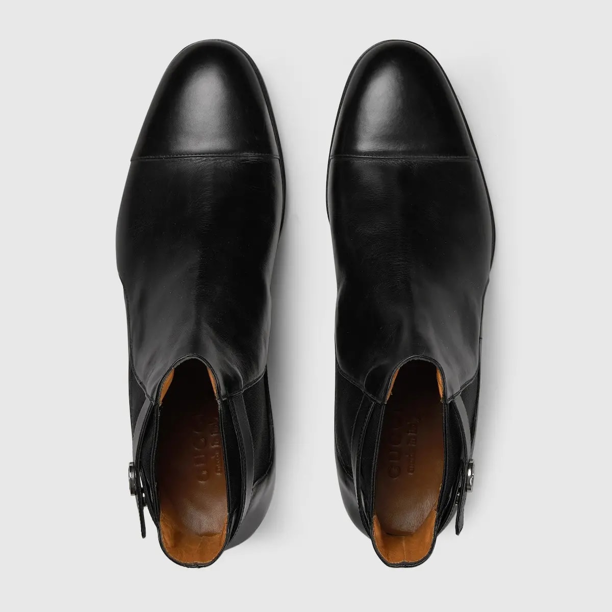 ‎Giày Gucci Blondie Ankle Boot 'Black' 757777-06F80-1000 — ảnh 3