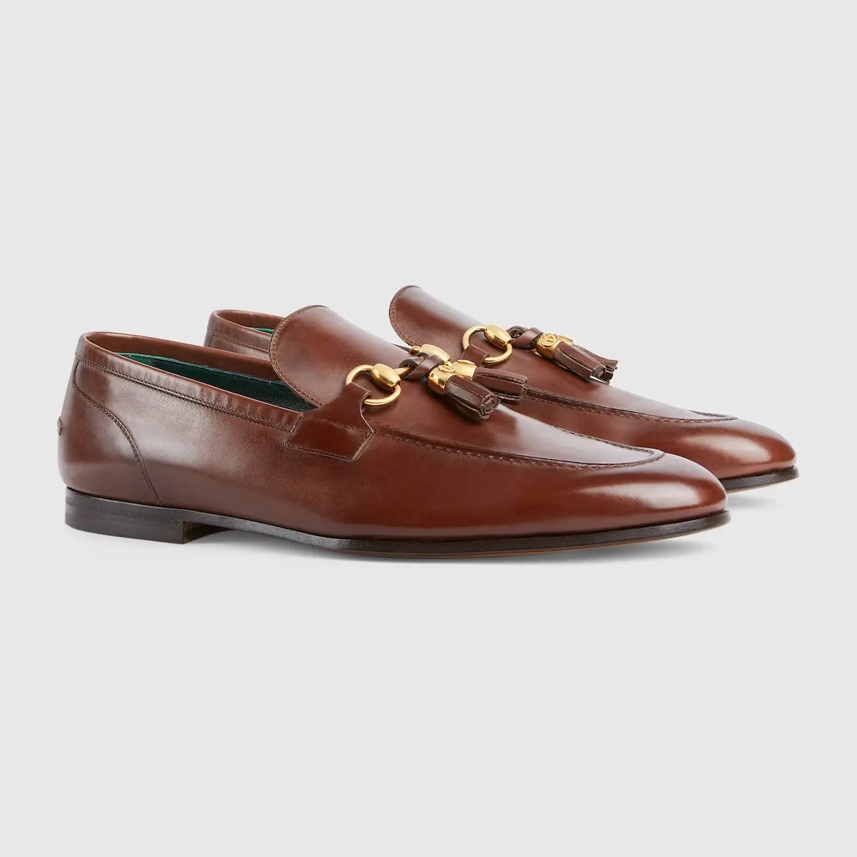 Giày Gucci Jordaan Loafer Leather 'Brown' 758068-AACRW-2103 — ảnh 3