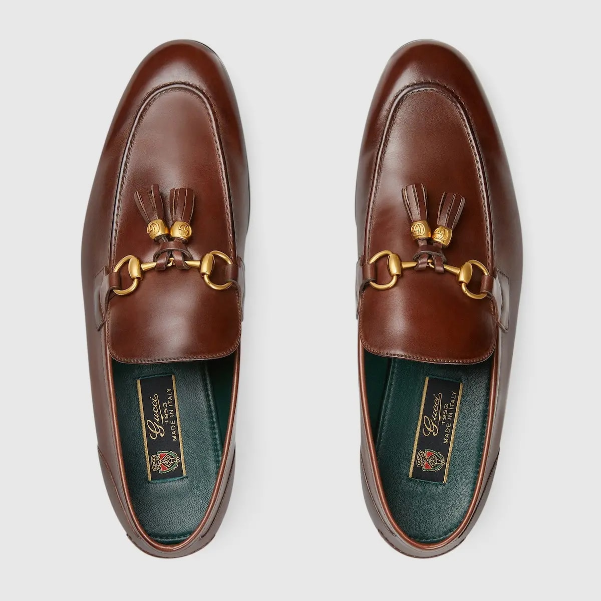 Giày Gucci Jordaan Loafer Leather 'Brown' 758068-AACRW-2103 — ảnh 4