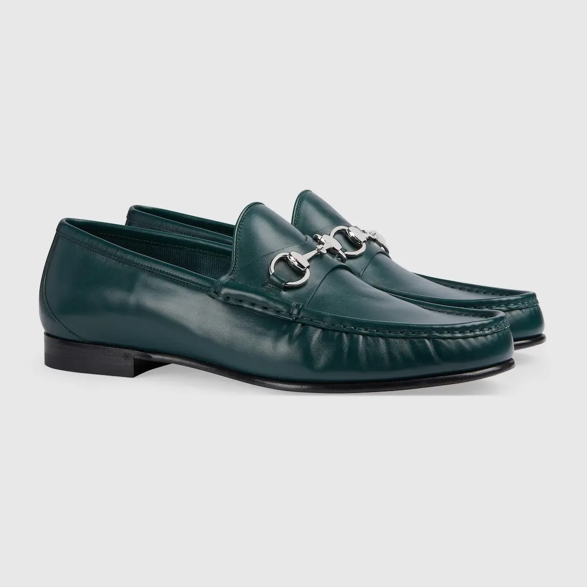 Giày Gucci Loafer With Horsebit 'Dark Green' 757769-AACFG-3154 — ảnh 3