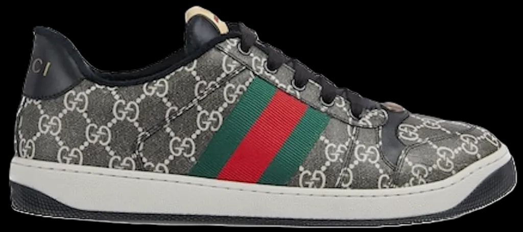 Giày Gucci Screener Sneaker 'Black Grey' 763525-FACMI-8444 — kich-thuoc: 42
