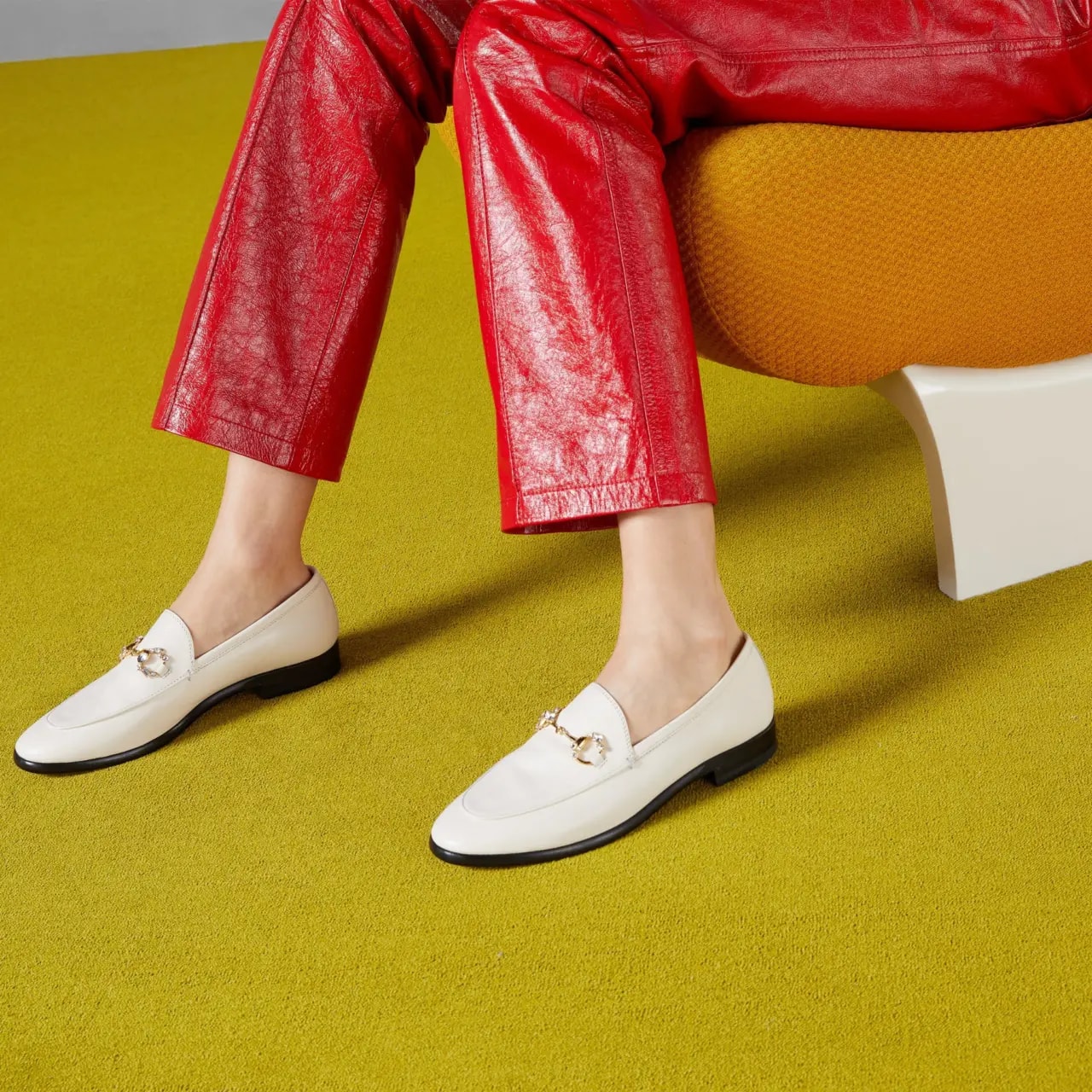 Giày Gucci Jordaan Loafer 'Off White' 759918-C9D00-9022 — ảnh 2