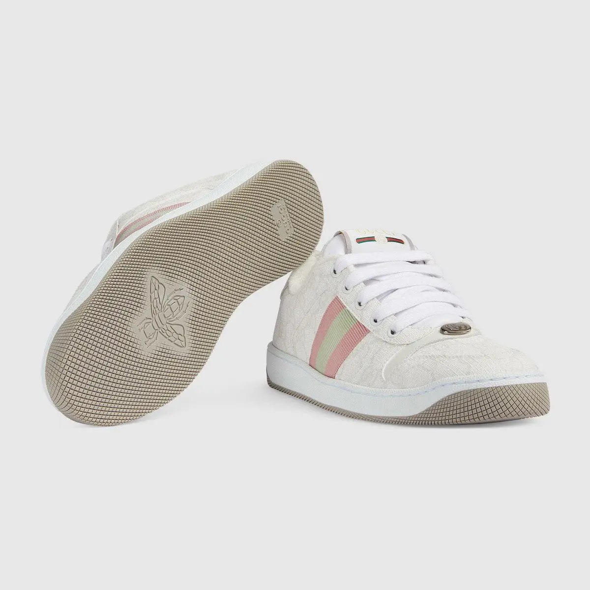 Giày Gucci Screener Sneaker 'White' 771134-96GE0-9058 — ảnh 3
