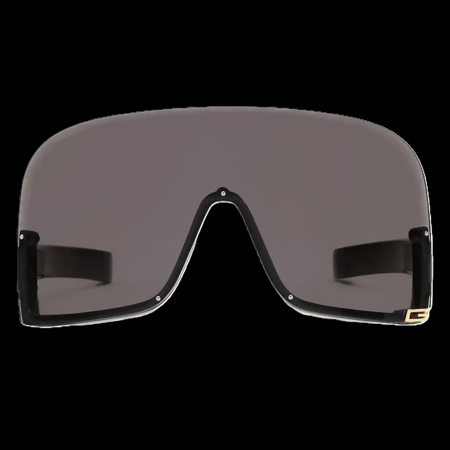 Kính Gucci Mask Shaped Frame Sunglasses 'Shiny Black' 769794-J1691-1012