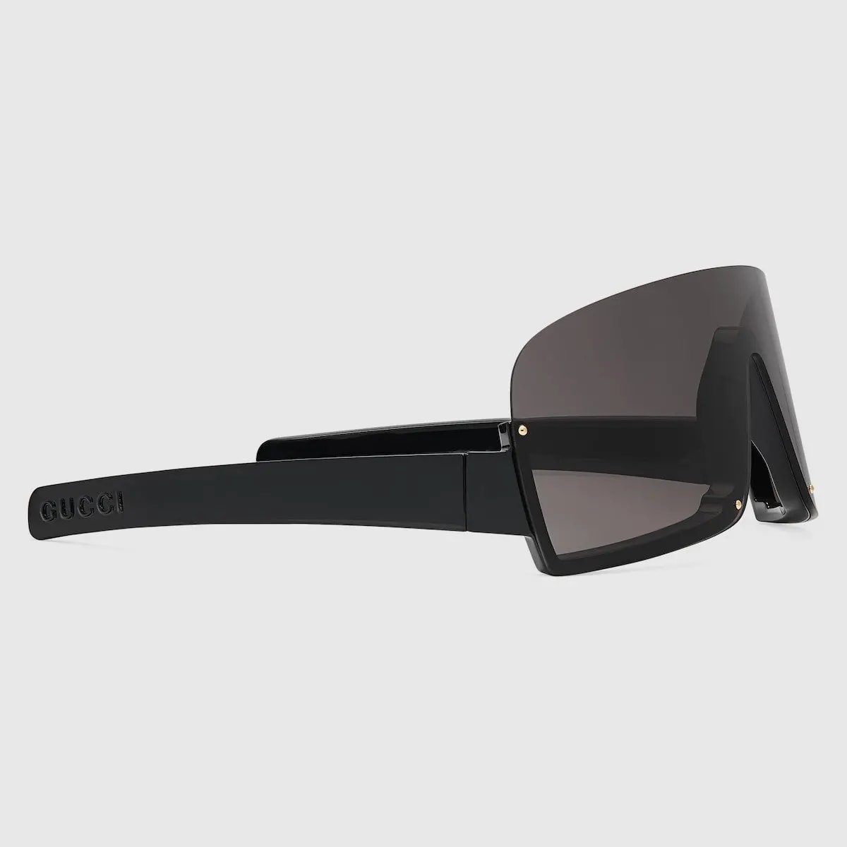 Kính Gucci Mask Shaped Frame Sunglasses 'Shiny Black' 770792-J1691-1012 — ảnh 3